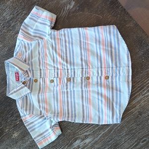 Wrangler toddler boys button down short sleeve shirt